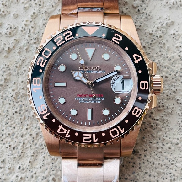 Seiko Chocolate Submariner - Picture 2 of 4